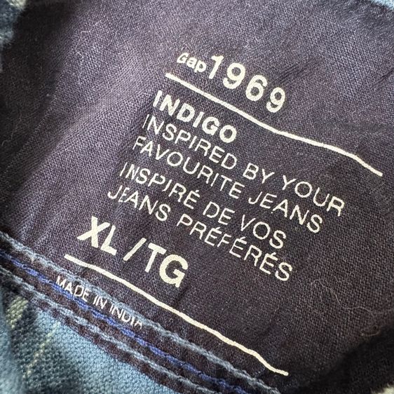เสื้อเชิ้ต​ GAP INDIGO Limited edition Size XL รูปที่ 5