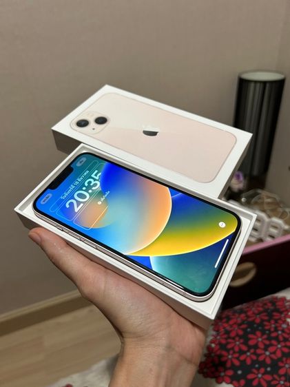 128 GB iPhone 13 สีชมพู 128gb มือ2สภาพสวยครบกล่อง รับเทิน รับรูดบัตรเครดิตจ้า