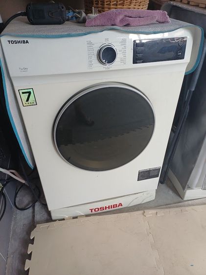 LG ฝาหน้า เครื่องซัก9โล  กับเครื่องอบผ้า7โล