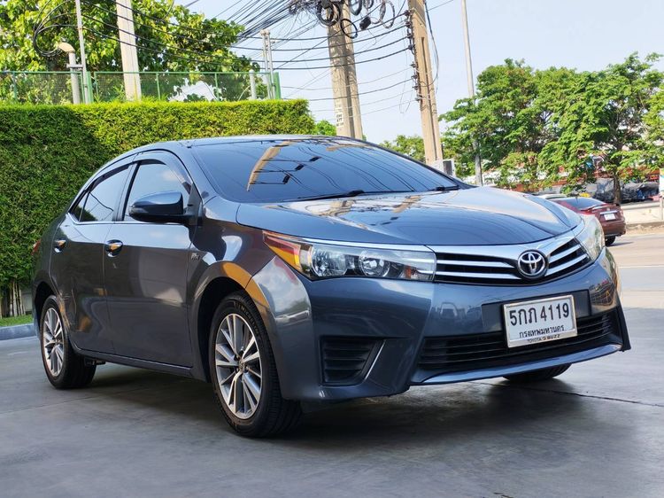 Toyota Altis 2016 1.6 E Sedan เบนซิน ไม่ติดแก๊ส เกียร์อัตโนมัติ เทา รูปที่ 2