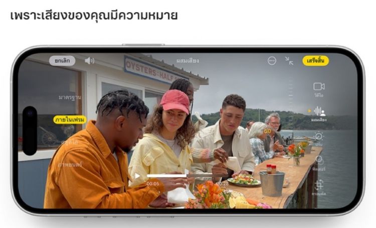 สินค้าใหม่ยังไม่ได้แกะ ขายถูกมาก APPLE iPhone 16 128GB สีขาว MYE93ZPA รูปที่ 5