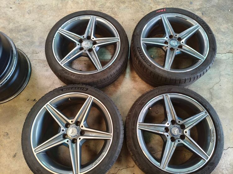 ล้อเบ็นซ์ ล้อBenz C-Class W205 AMG แท้ ลาย 5 ก้านดาว ขอบ18" ใส่ Benz ได้หลายรุ่น รูปที่ 3