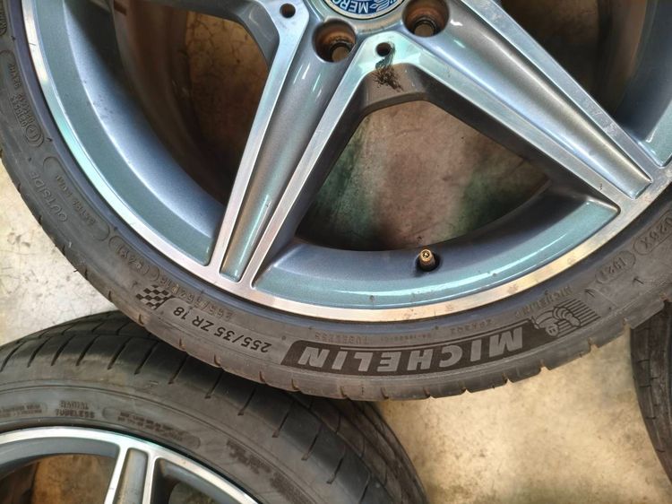 ล้อเบ็นซ์ ล้อBenz C-Class W205 AMG แท้ ลาย 5 ก้านดาว ขอบ18" ใส่ Benz ได้หลายรุ่น รูปที่ 4