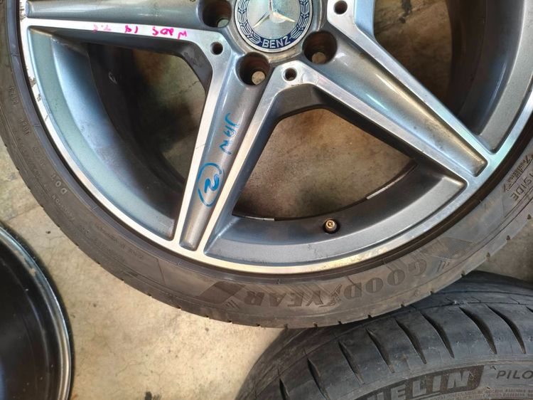 ล้อเบ็นซ์ ล้อBenz C-Class W205 AMG แท้ ลาย 5 ก้านดาว ขอบ18" ใส่ Benz ได้หลายรุ่น รูปที่ 5