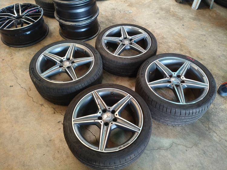 ล้อเบ็นซ์ ล้อBenz C-Class W205 AMG แท้ ลาย 5 ก้านดาว ขอบ18" ใส่ Benz ได้หลายรุ่น รูปที่ 2