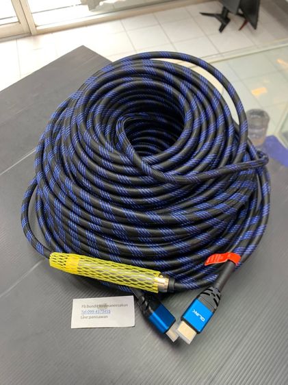 สายเคเบิลและตัวแปลง สาย fiber hdmi glink ยาวไม่ต่ำกว่า 30เมตร สภาพใหม่ 750 บาทรวมส่ง