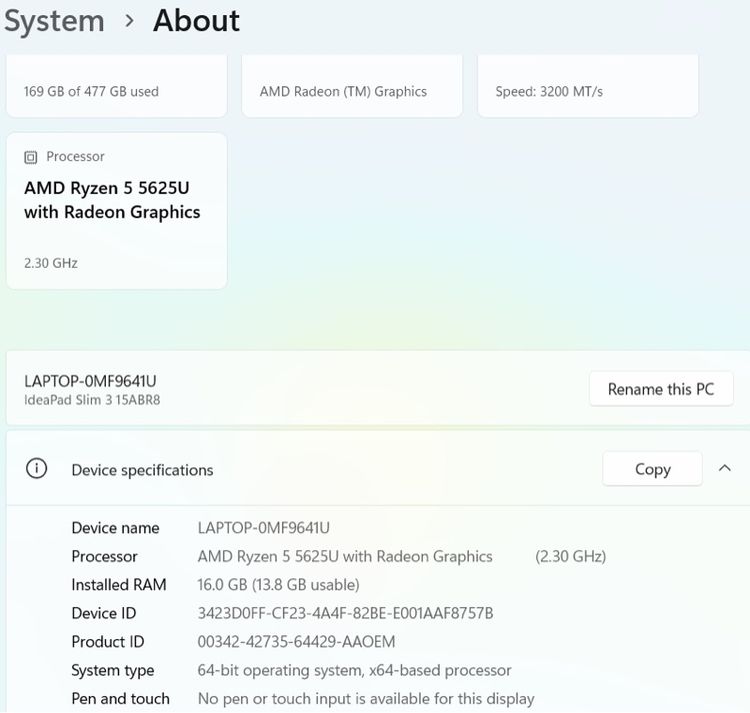 Lenovo Ideal pad slim3  รูปที่ 4