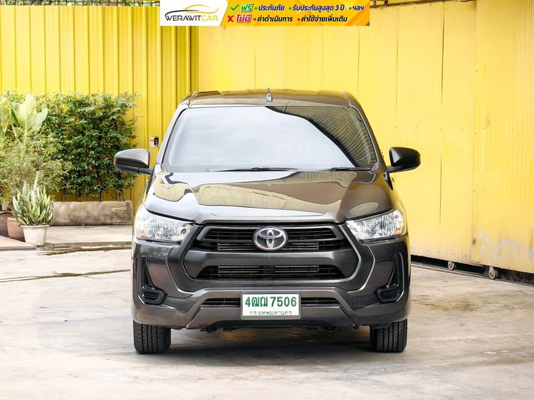 Toyota Hilux Revo 2020 2.4 Entry Pickup ดีเซล ไม่ติดแก๊ส เกียร์ธรรมดา เทา รูปที่ 2