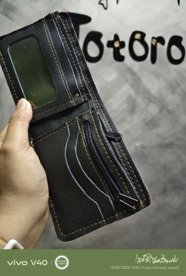 กระเป๋าสตางค์หนังแท้ปั้มลาย รูปที่ 2