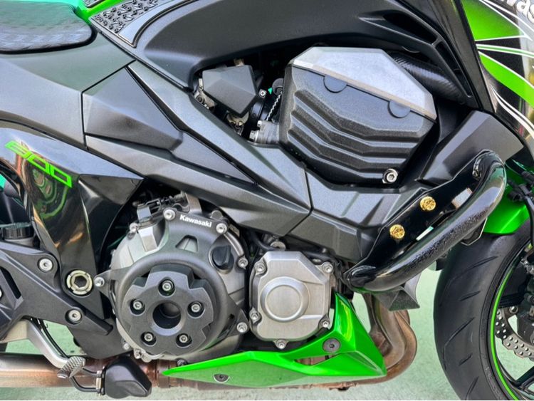 Kawasaki Z800 สี เขียวดำ ปี15จด16 มือเดียว  รูปที่ 6