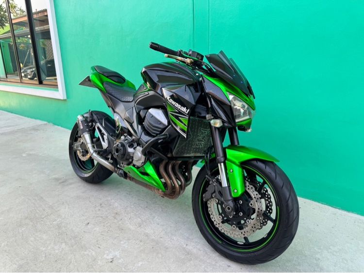 Kawasaki Z800 สี เขียวดำ ปี15จด16 มือเดียว  รูปที่ 2