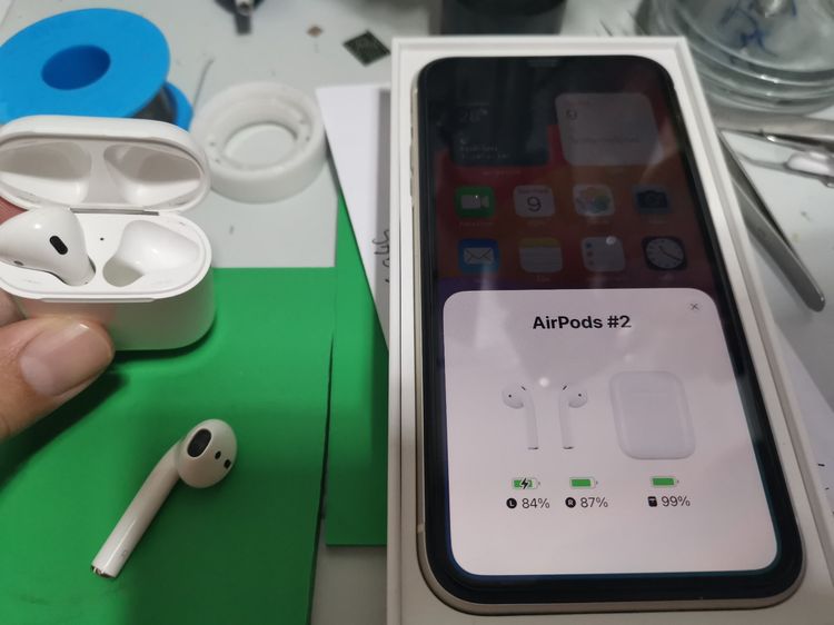 รับงานเปลี่ยนแบต AIRPOD   ใช้แบตแท้ กาวแท้  รูปที่ 12