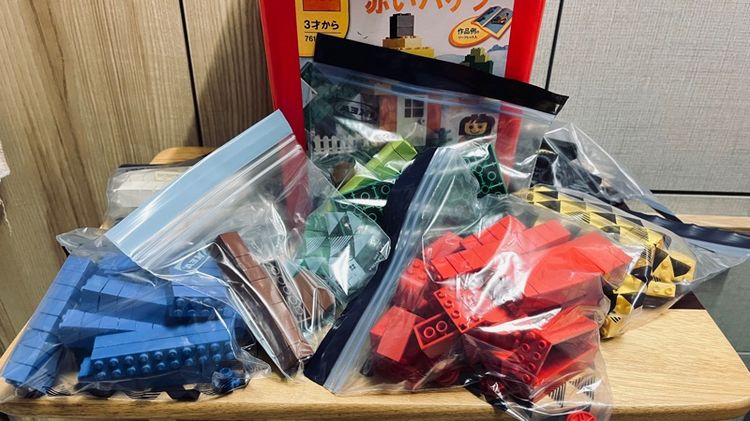 LEGO แท้‼️ LEGO Basic Red Bucket รุ่น 7616 มือสอง รูปที่ 5