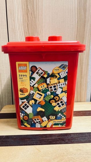 ตัวต่อ เลโก้ จิ้กซอว์ LEGO แท้‼️ LEGO Basic Red Bucket รุ่น 7616 มือสอง