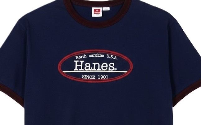 Hanes® Oval North Carolina Oval Logo Tee รูปที่ 4