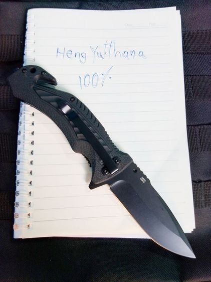 มีดพับ มีดเดินป่า มีดพับ gunzo แท้