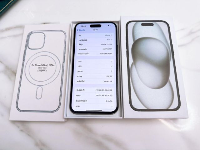 📱iphone 15Plus 128gb Black🖤 รูปที่ 6