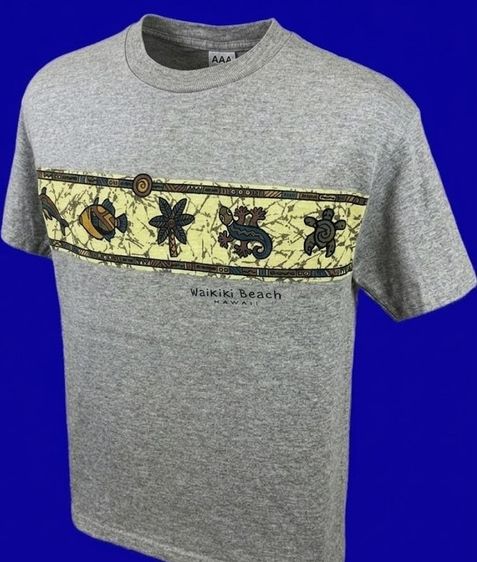 AAA Activewear Classic Graphic ของ Waikiki Beach,Hawaii(Made in USA.)  รูปที่ 5