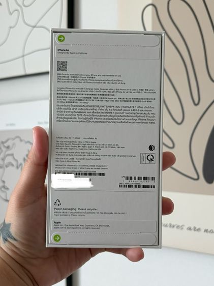 iPhone Air 256GB มือ 1 ราคาถูกกว่าศูนย์ รูปที่ 4