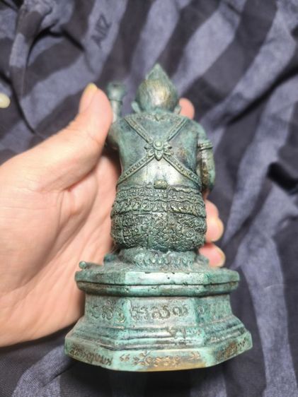 หลวงปู่หงษ์พรหมปัญโญ พี่กุมารทองเพชร ขนาดบูชา3นิ้ว เนื้อ สัม ฤทธิ์ศิลา รุ่น 2 รุ่นนั่งรวย ปี 2546 รูปที่ 2