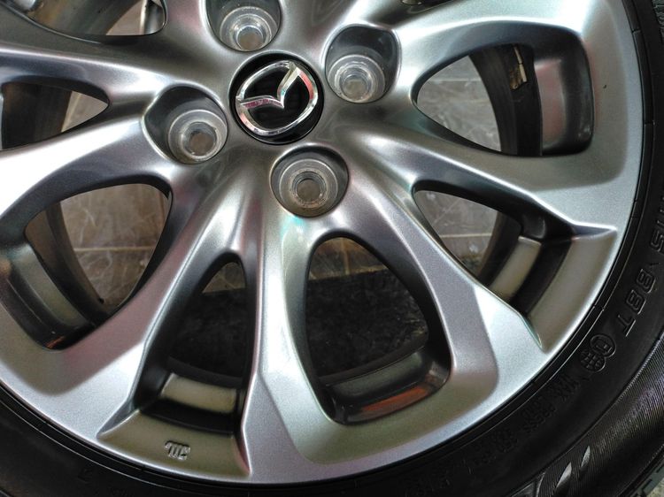 แม็กมาสด้า ขอบ15 พร้อมยางดันลอป 185 65 15 ปี23 ใส่mazda 2 skyactiv รูปที่ 6