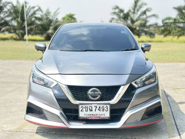 Nissan Almera 2021 1.0 V Sedan เบนซิน ไม่ติดแก๊ส เกียร์อัตโนมัติ เทา รูปที่ 3