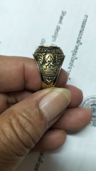 แหวนหลวงปู่ทวด วัดช้างให้  เนื้อทองเหลืองผสม รูปที่ 2