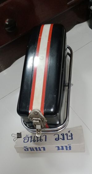 ขายกล่องข้างรถมอเตอร์ไซค์แบบวินเทจ (ด้านซ้าย) มีข้างเดียว ของแท้ ญี่ปุ่น หายาก ขาย1290฿ โทร.081-1162670 ใช้ได้กับรุ่น  เช่น.Monkey, Gorilla รูปที่ 11