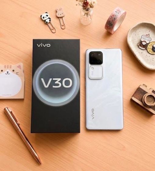 Vivo V30 ram12 rom256gb สีขาวมือ2 สภาพสวย รูปที่ 2