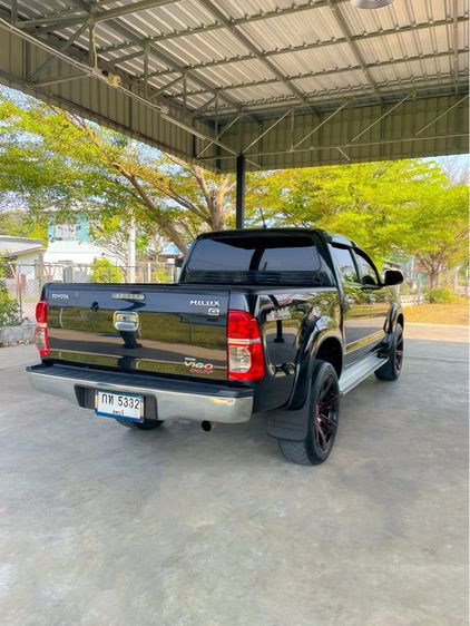 Toyota Hilux Vigo Champ 2012 Double Cab 3.0 G Prerunner Pickup ดีเซล ไม่ติดแก๊ส เกียร์ธรรมดา ดำ รูปที่ 3