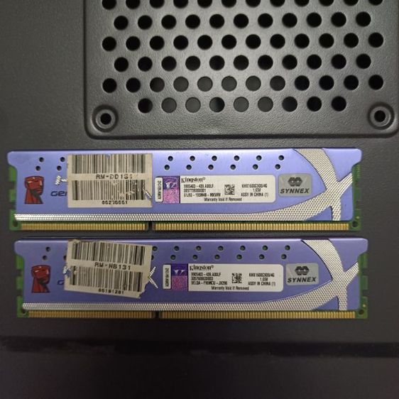 ที่เก็บข้อมูลและเมมโมรี่การ์ด ขายแรมKingston PC RAM 8GB(4GB×2) DDR3-1600