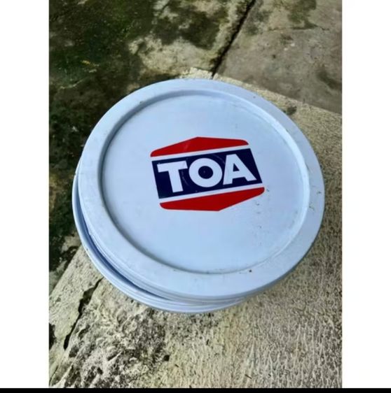 ของดี ถังสีมือสอง TOA มีหูหิ้วพร้อมฝาถัง ขนาด 18ลิตร (20 กก.) รูปที่ 8