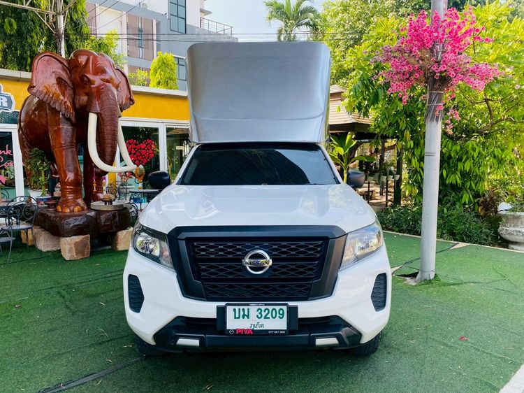 Nissan Navara 2023 2.5 SL Pickup ดีเซล ไม่ติดแก๊ส เกียร์ธรรมดา ขาว รูปที่ 3