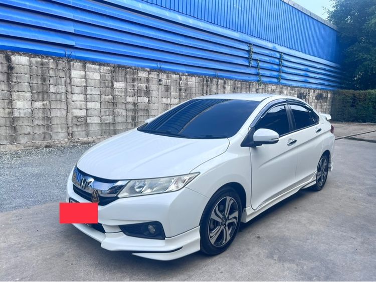 Honda City 2015 1.5 Sv i-VTEC Sedan เบนซิน ไม่ติดแก๊ส เกียร์อัตโนมัติ ขาว รูปที่ 3