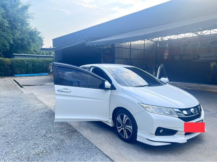 Honda City 2015 1.5 Sv i-VTEC Sedan เบนซิน ไม่ติดแก๊ส เกียร์อัตโนมัติ ขาว รูปที่ 4