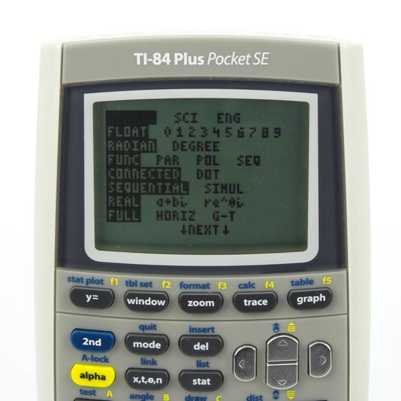 เครื่องคิดเลขวิทยาศาสตร์แสดงผลแบบกราฟได้ รุ่น TI-84 plus Pocket SE  รูปที่ 8