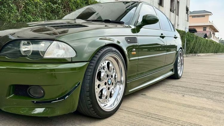 BMW Series 3 2002 318i Sedan เบนซิน LPG เกียร์อัตโนมัติ เขียว รูปที่ 4