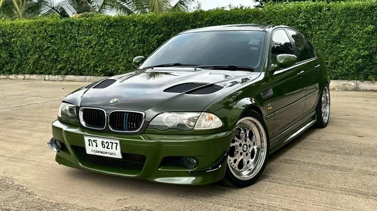 BMW Series 3 2002 318i Sedan เบนซิน LPG เกียร์อัตโนมัติ เขียว รูปที่ 2