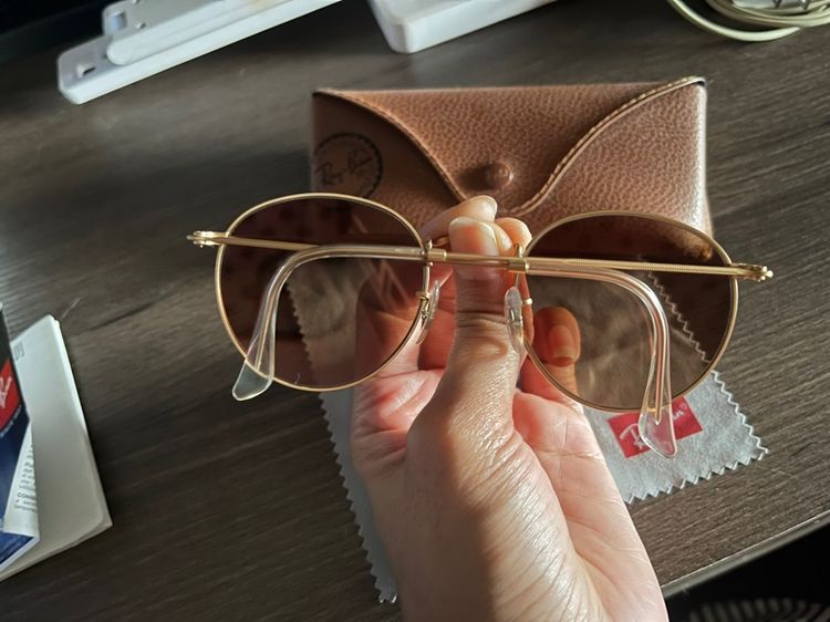 แว่น Ray-Ban pink gold รูปที่ 3