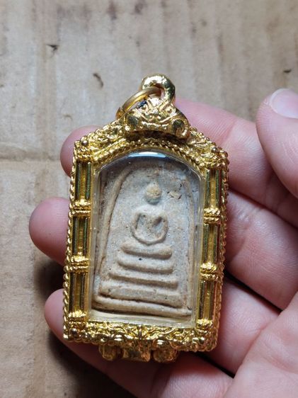 เครื่องรางพระสมเด็จเก่าพร้อมกรอบ