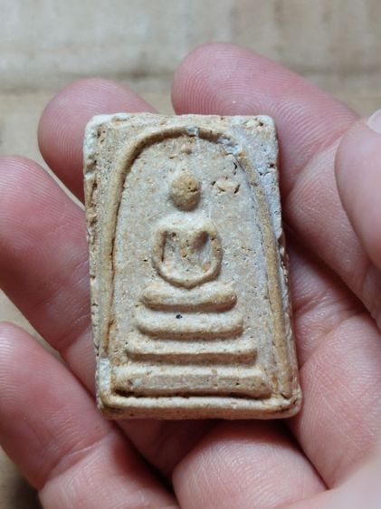 เครื่องรางพระสมเด็จเก่าพร้อมกรอบ รูปที่ 3