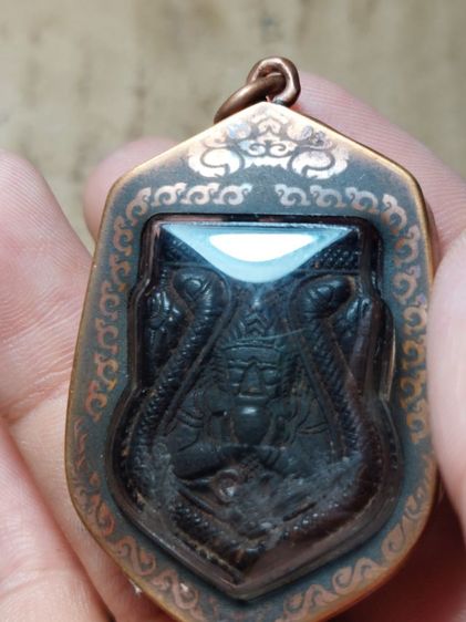 เครื่องรางกะลาหลวงพ่อน้อยวัดศรีษะทองเลี่ยมเก่า รูปที่ 7