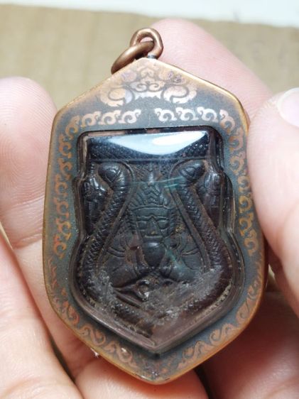 เครื่องรางกะลาหลวงพ่อน้อยวัดศรีษะทองเลี่ยมเก่า รูปที่ 5