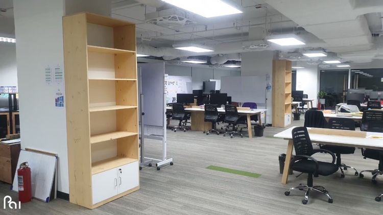 โต๊ะประชุมไม้ Co-working ไม้แอชเนื้อแข็ง ติดตั้งปลั๊กเพิ่มได้ ราคาโรงงานผลิต นั่งด้วยกันทำงานไม่เหงาดีนะคะ รูปที่ 17