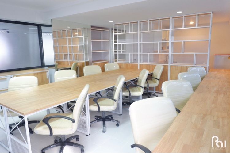 โต๊ะประชุม ไม้ โต๊ะทำงานนั่งด้วยกัน Co Working สั่งผลิตใหม่ รูปที่ 13