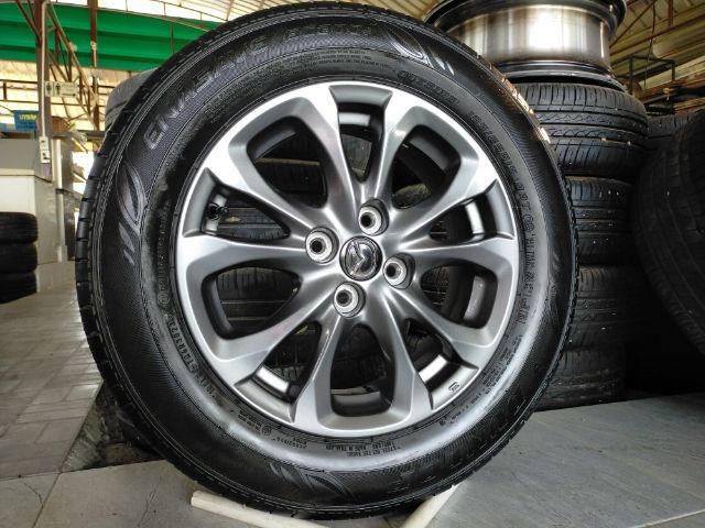 แม็กมาสด้า ขอบ15 สวยทุกวง พร้อมยางdunlop185 65 15 ปี23 ยางสวยทุกเส้นใส่ mazda 2 skyactiv รูปที่ 4