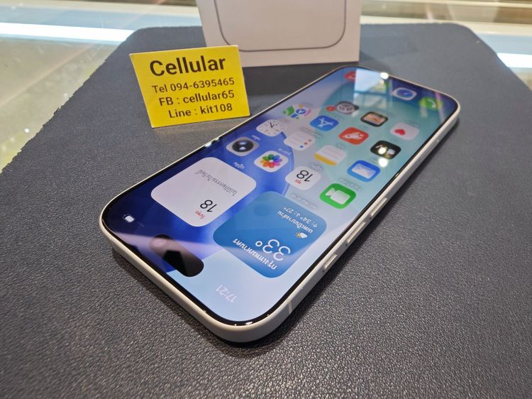 iPhone 17 256GB แค่แกะลองใช้ รอบชาร์จ0 ประกันศูนย์เกือบปี ครบกล่อง รูปที่ 10