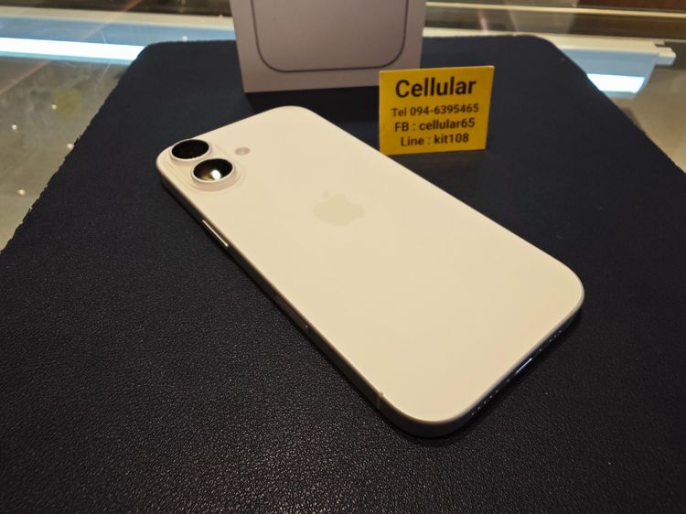 iPhone 17 256GB แค่แกะลองใช้ รอบชาร์จ0 ประกันศูนย์เกือบปี ครบกล่อง รูปที่ 6