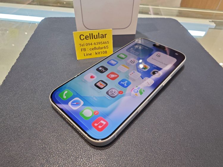 iPhone 17 256GB แค่แกะลองใช้ รอบชาร์จ0 ประกันศูนย์เกือบปี ครบกล่อง รูปที่ 8