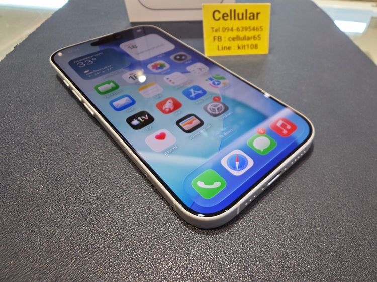 iPhone 17 256GB แค่แกะลองใช้ รอบชาร์จ0 ประกันศูนย์เกือบปี ครบกล่อง รูปที่ 7